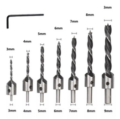 Herramienta De Perforación Para Carpintería 23 Piezas