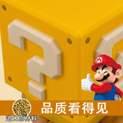 Lámpara Luces Mario Bros Nintendo Cubo Led Gamer Con Sonido