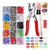 Prensa + Pinza Sna + 200 Botón Presión Broche Metal