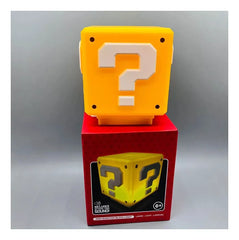 Lámpara Luces Mario Bros Nintendo Cubo Led Gamer Con Sonido