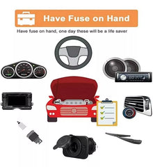 Kit 300pcs Fusibles Coche Automotriz Con Caja