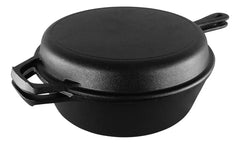 Sartenes 2 pcs Hierro Fundido Ø26cm + 2 Grip