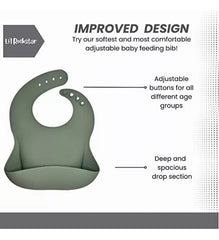 Set Alimentación Silicona Libre Bpa 8 Piezas Antideslizante