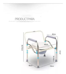 Baño Inodoro W.c Portátil Plegable Silla Ducha