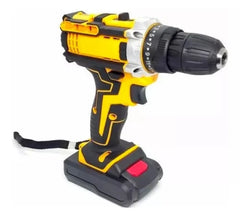 Taladro Inalámbrico  Maleta Y Accesorios+ 2 Baterías De Litio