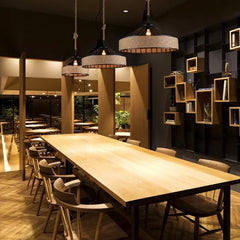 Lampara Colgante 30cm Con Cuerda Cáñamo Metal Rustic