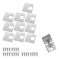 10pz Herramienta Montaje Armario Muebles Reparación Bisagra