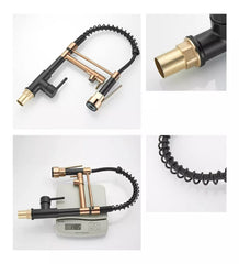 Grifo Llave Lavaplatos Monomando Cocina Extensible Triple