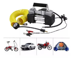 Compresor De Aire Doble Cilindro Pisto 12v Auto Y Camioneta