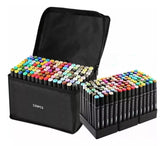 Lápices 120 Para Colorear Marcadores Doble Punta + Estuche