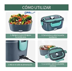 Loncheras Eléctricas Portátil Fiambrera Calentadora Comida