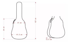 Funda Para Guitarra Acústica 40 Pulgadas