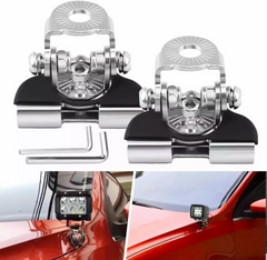 Soporte Capot Para Neblineros Barras Led Fijos Universal X2