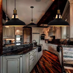 Lampara Colgante Modelo Industrial + Ampolleta Led Vintage