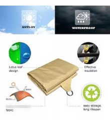 Lona Sombreadora Toldo Vela Rectangular 2x3 Impermeable Tela