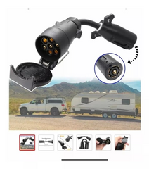 Enchufe Vehículo Adaptador Americano Remolque Europeo