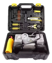 Compresor De Aire Doble Cilindro Pisto 12v Auto Y Camioneta