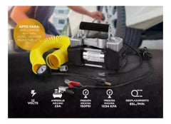 Compresor De Aire Doble Cilindro Pisto 12v Auto Y Camioneta