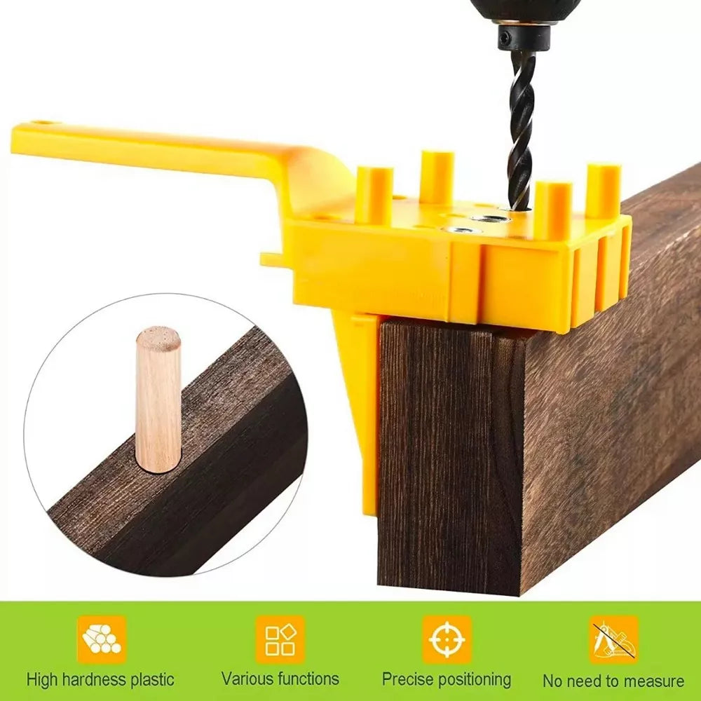 Set 41 Guia Plantilla Para Tarugos De Madera Amarrillo