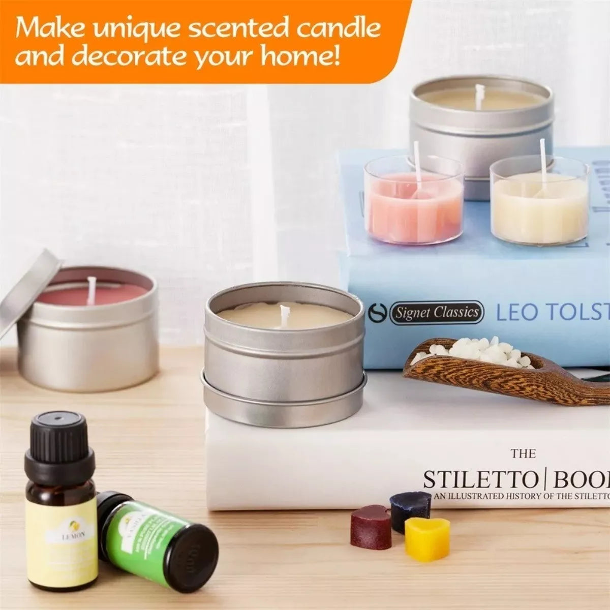 Kit De Fabricación De Velas Para Principiantes, 153 Piezas