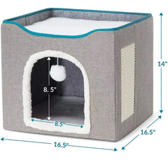 Cama Casa Iglu Para Mascotas Gato Y Perro Pequeño