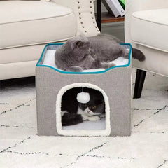 Cama Casa Iglu Para Mascotas Gato Y Perro Pequeño