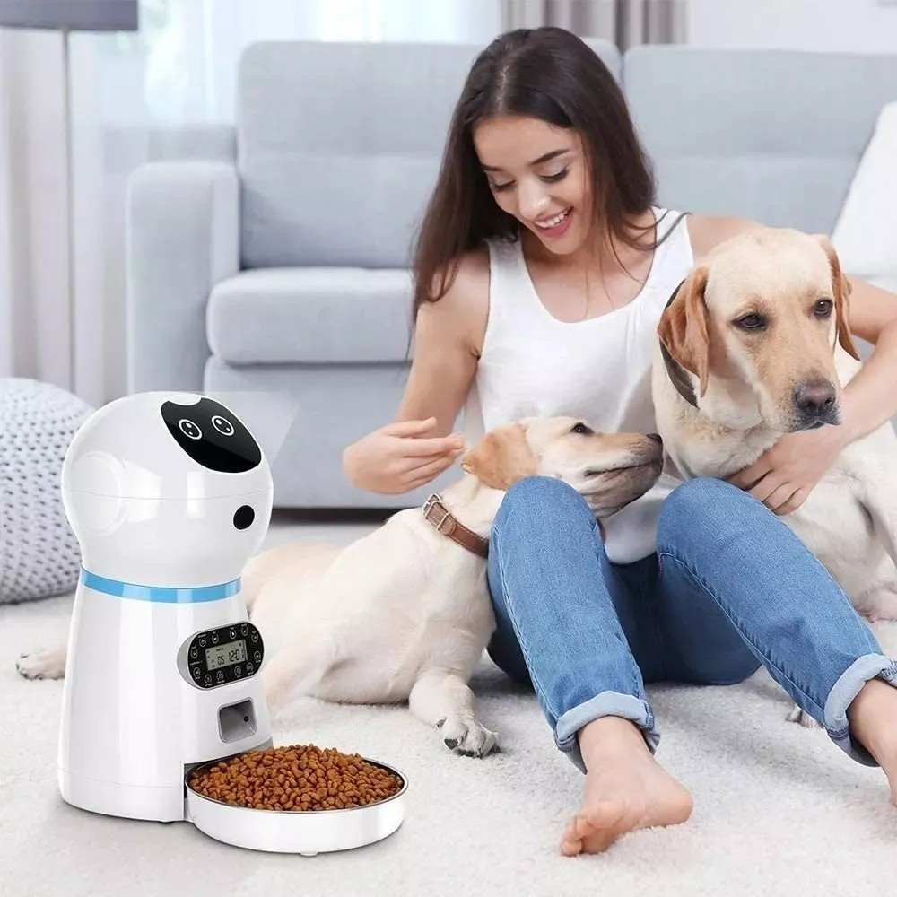 Robot Alimentador Automático Para Mascotas Dispensador